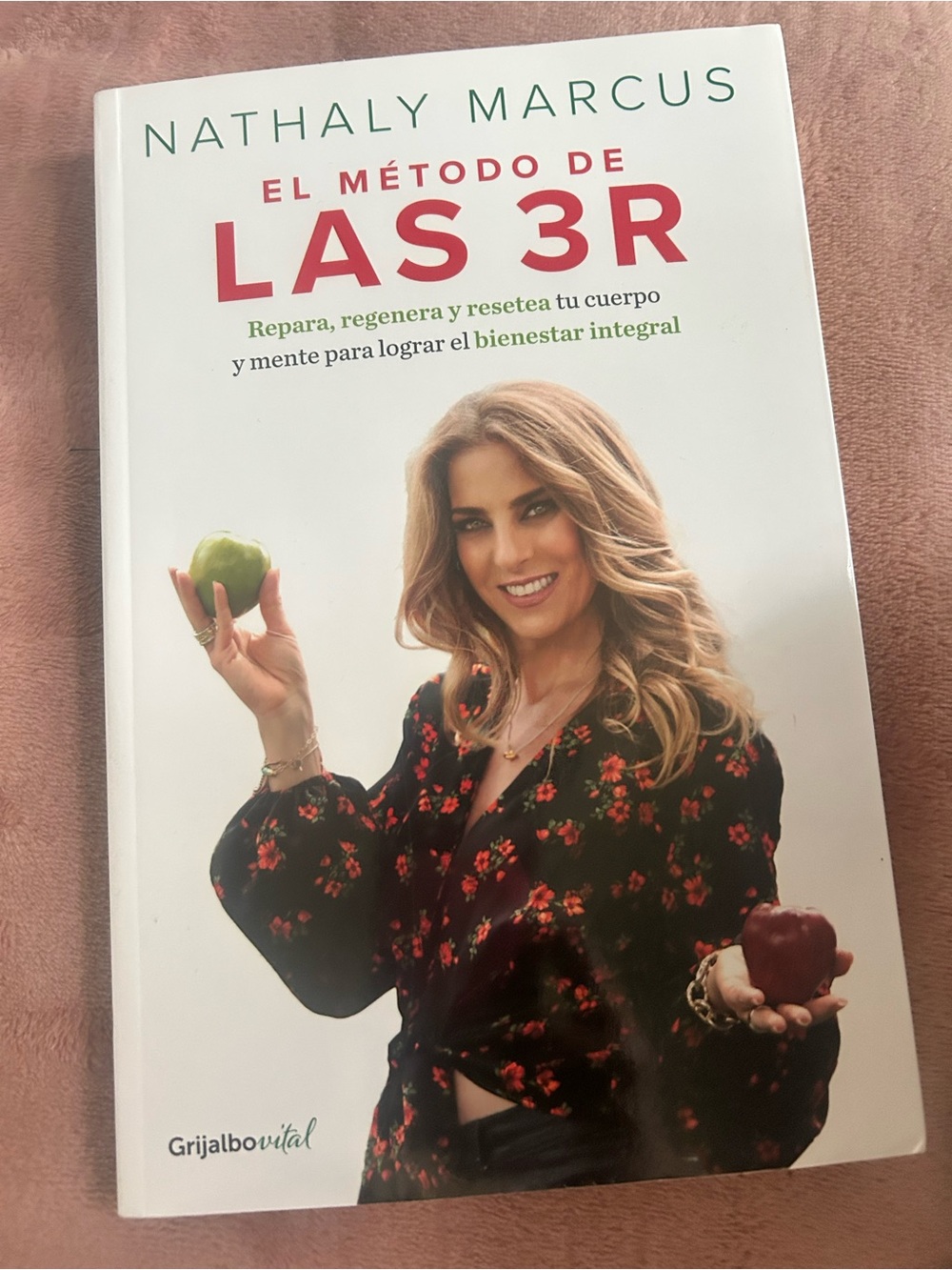 Women Skincare Book - Black with Red Floral